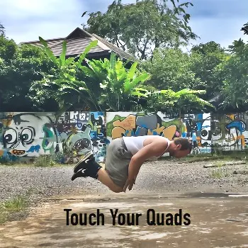 First progression towards achieving an Aztec pushup - touch your quads