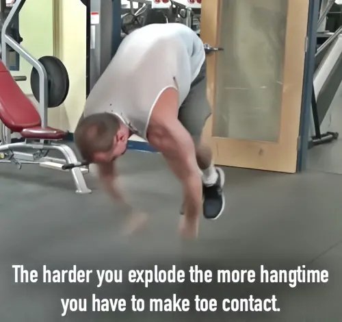 How to do an Aztec pushup - step three