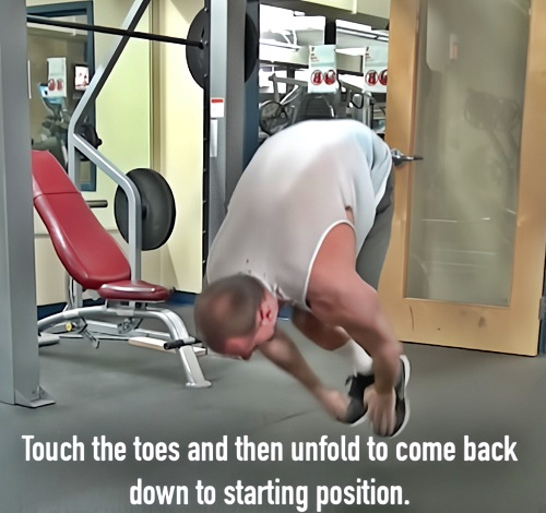 How to do an Aztec pushup - step four