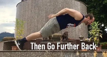 Full behind the back clapping pushup