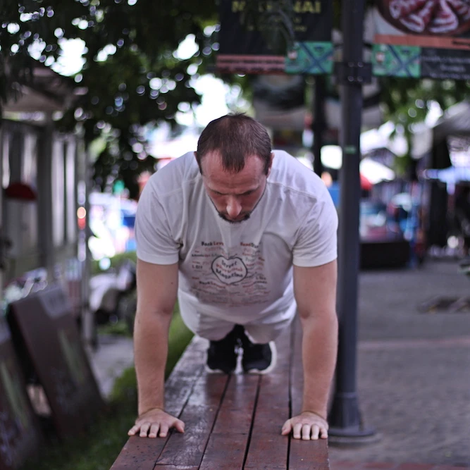Standard high plank
