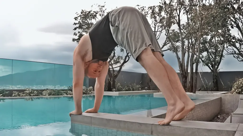 Pike pushup starting position